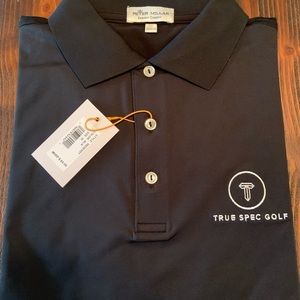 Peter Millar Black Polo - True Spec Golf - Medium